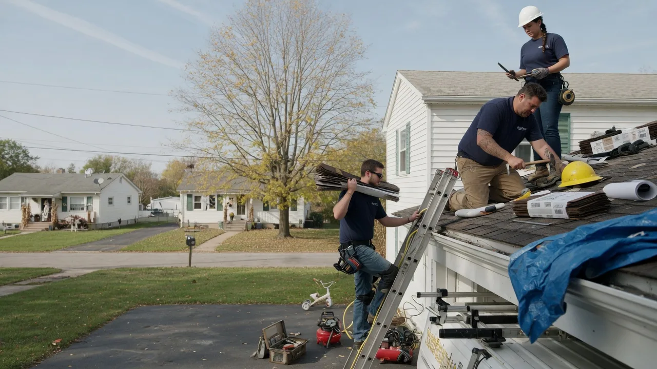 Local Roofing Contractors in Foosland, IL near me